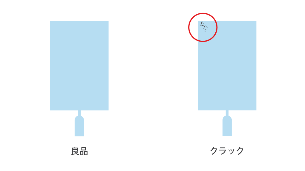 成形不良 クラック